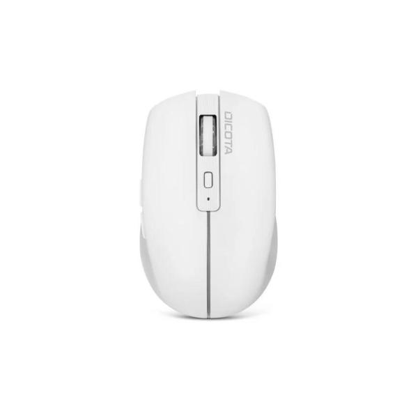 Dicota NOTEBOOK/ Cestovná/ Optická/ Pre pravákov/ 1 600 DPI/ USB+BT/ Biela