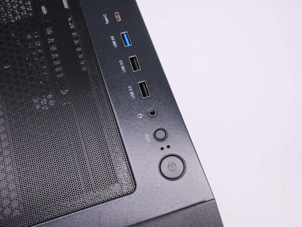 1stCOOL skříň GAMER 5,  Mid tower,  AU,  USB 3.0,  USB-C,  2x 140 ARGB Fan,  1x 120 ARGB Fan,  bez zdroje,  černá2