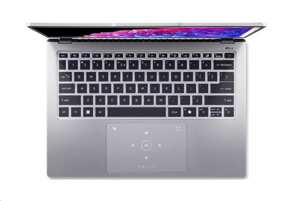 ACER NTB Swift Go 14 (SFG14-73-77RA),  Core Ultra 7 155H, 14, " 2880x1800, 32GB, 1TB SSD, Intel Arc, W11H, Pure Silver4