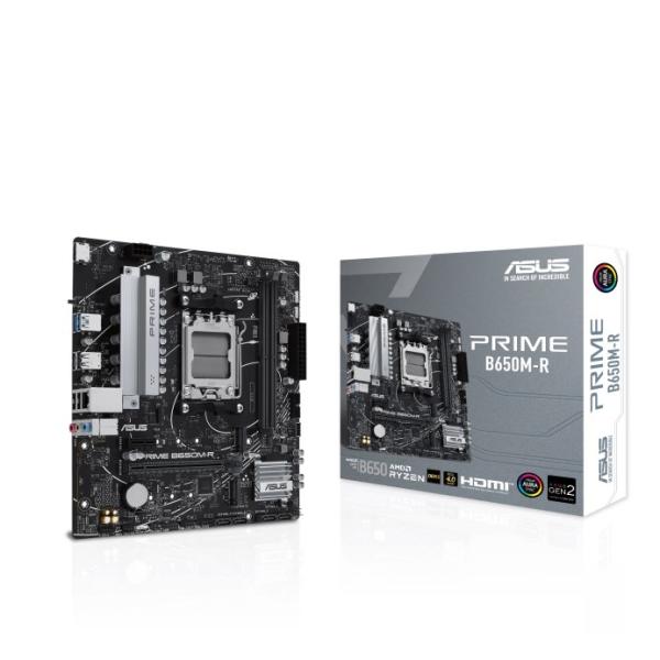 ASUS MB Sc AM5 PRIME B650M-R,  AMD B650,  2xDDR5,  1xHDMI,  mATX