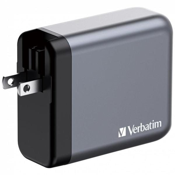 VERBATIM GaN Nabíječka do sítě GNC-200,  200W,  3x USB-C,  1x USB4
