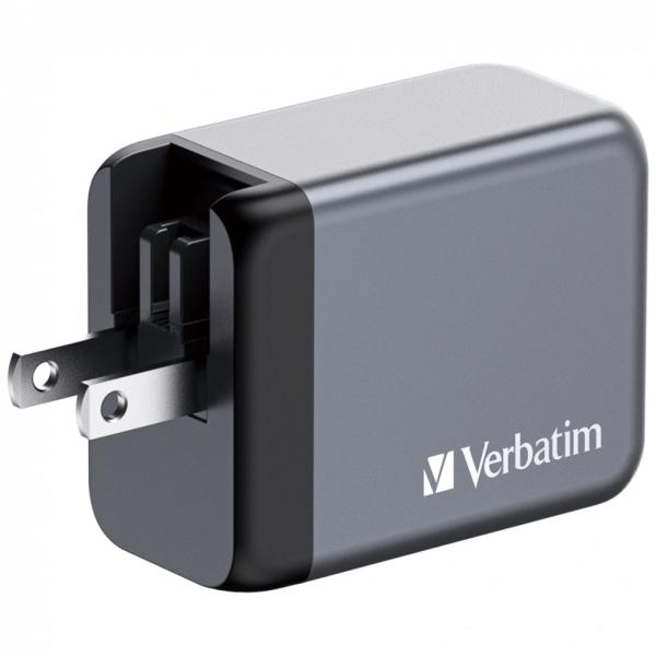 VERBATIM GaN Nabíječka do sítě GNC-65,  65W,  2x USB-C,  1x USB4