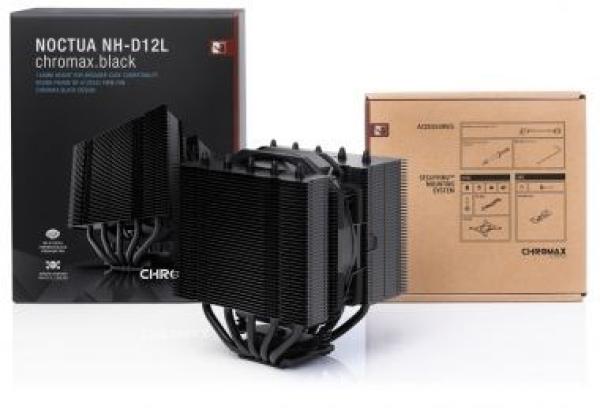 NOCTUA Chladič CPU NH-D12L CH.BK ,  120mm,  LGA1700,  AM5,  LGA1851,  černá3