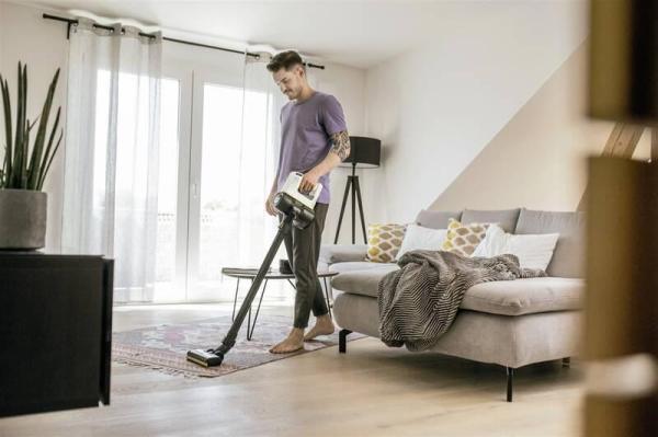 Karcher VC 4 Cordless myHome tyčový vysavač, 78 dB, 2 rychlosti provozu, cyklónová technologie, funkce Boost2