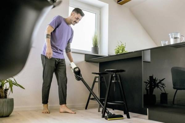 Karcher VC 4 Cordless myHome tyčový vysavač, 78 dB, 2 rychlosti provozu, cyklónová technologie, funkce Boost5