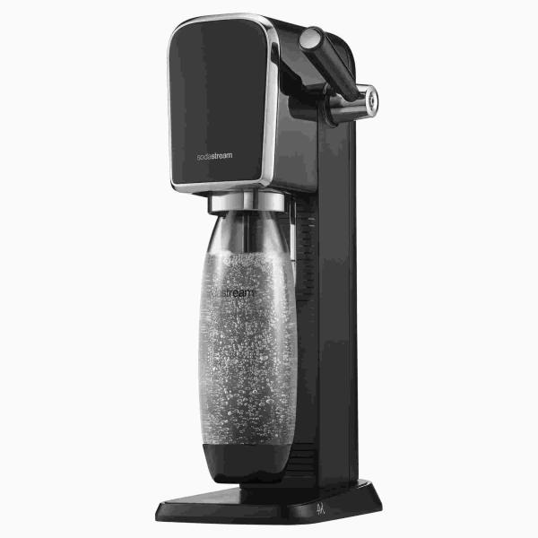 SodaStream ART výrobník sody,  mechanický,  1l láhev,  bobička s CO2,  černý