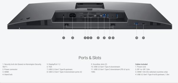 DELL LCD P2725H - 27"/ IPS/ LED/ 1920x1080/ 16:9/ 100Hz/ 8ms/ 1500:1/ 300 cd/ m2/ HDMI/ DP/ VGA/ Pivot/ VESA/ 3YNBD4