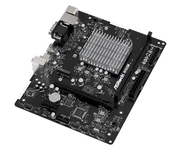 ASRock MB Alder Lake-N N100M,  Intel N100,  1xDDR4,  1xDP,  1xHDMI,  1xVGA,  mATX1