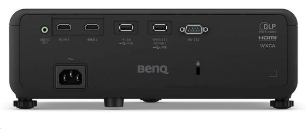 BENQ PRJ LH600ST,  DLP,  LED,  Full HD,  2500 ANSI,  20000:1,  2× HDMI,  repro,  BLACK + QCast Mirro USB Wireless Dongle2