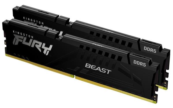 KINGSTON DIMM DDR5 32GB (Kit of 2) 6000MT/ s CL30 ECC FURY Beast EXPO Černá