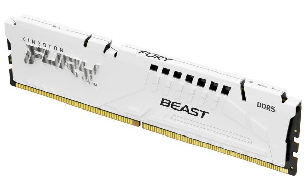 Kingston FURY Beast EXPO/ DDR5/ 16GB/ 6400MHz/ CL32/ 1x16GB/ White1
