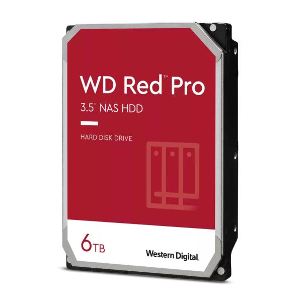 WD RED Pro NAS WD6005FFBX 6TB SATAIII/ 600,  512MB cache,  CMR