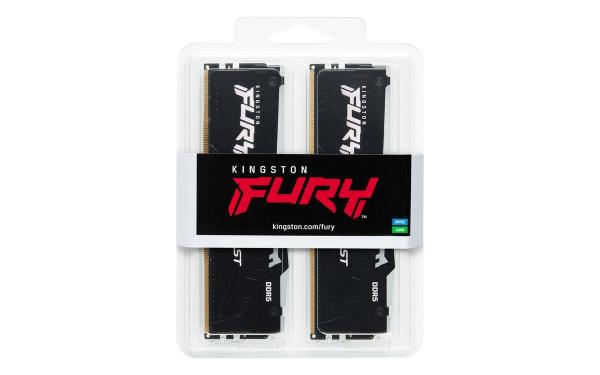 Kingston FURY Beast EXPO/ DDR5/ 16GB/ 6000MHz/ CL30/ 2x8GB/ RGB/ Black2