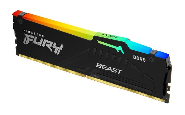 Kingston FURY Beast EXPO/ DDR5/ 16GB/ 6000MHz/ CL30/ 1x16GB/ RGB/ Black0