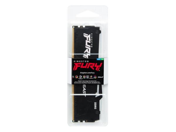 Kingston FURY Beast EXPO/ DDR5/ 16GB/ 6000MHz/ CL30/ 1x16GB/ RGB/ Black1