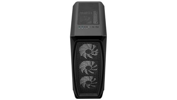 AEROCOOL skříň Aero One Frost ML G,  Mid tower,  2x USB 3.0,  2x audio,  4x 120mm RGB Fan,  bez zdroje0