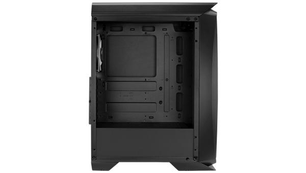 AEROCOOL skříň Aero One Frost ML G,  Mid tower,  2x USB 3.0,  2x audio,  4x 120mm RGB Fan,  bez zdroje6