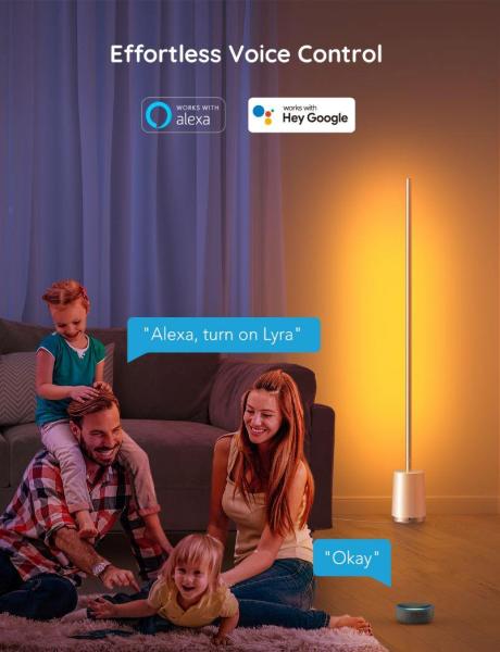 Govee Lyra Smart RGBICWW LED lampa + ovladač7