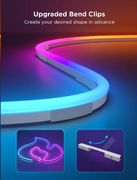 Govee Neon 2 MATTER ohebný LED pásek (3m) - RGBIC2