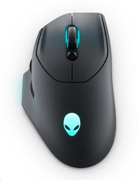 Dell Alienware 620M Herná Optická Pre pravákov 26 000 DPI Drôtová+bezdrôtová Čierna
