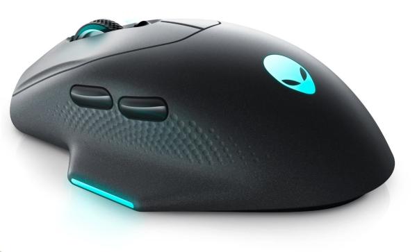 Dell Alienware 620M Herná Optická Pre pravákov 26 000 DPI Drôtová+bezdrôtová Čierna2