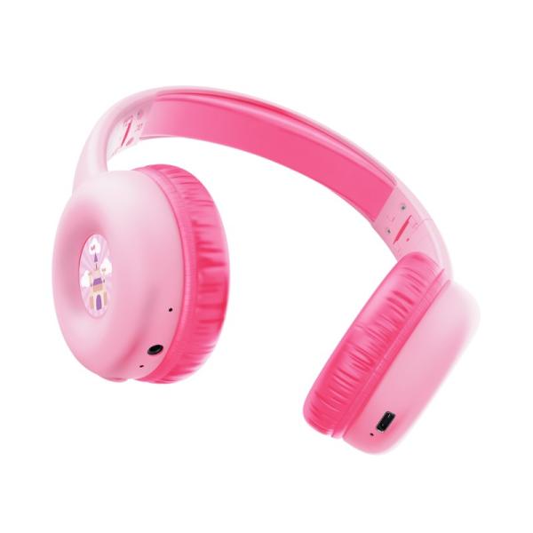 TRUST bezdrátová sluchátka Nouna, Bluetooth, Růžová2
