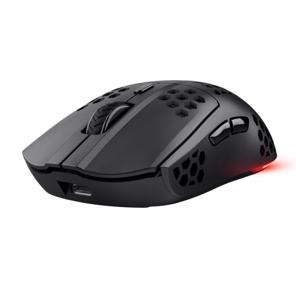 TRUST bezdrátová myš GXT 929 Helox Lightweight,  RGB,  Černá