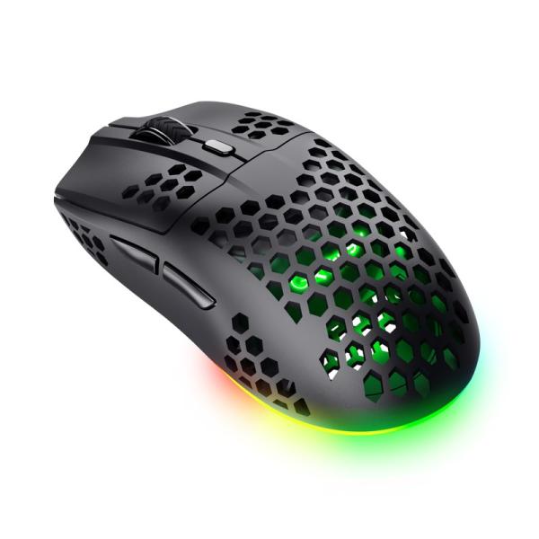 TRUST bezdrátová myš GXT 929 Helox Lightweight,  RGB,  Černá3