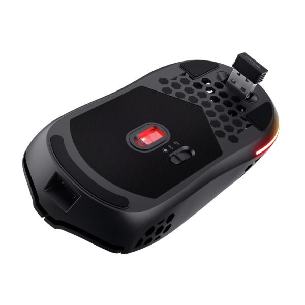 TRUST bezdrátová myš GXT 929 Helox Lightweight,  RGB,  Černá4