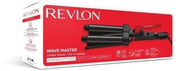 Revlon Wave Master RVIR3056UKE kulma na vlasy, trojkulma, průměr 28 mm, 30 teplot, keramika a turmalín, černá1