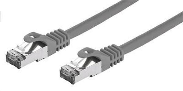 C-TECH kabel patchcord Cat7,  S/ FTP,  šedý,  3m