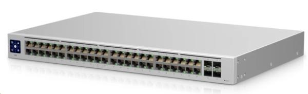 UBNT UniFi Switch USW-48 [48xGigabit,  4xSFP,  52Gbps,  bez ventilátora]
