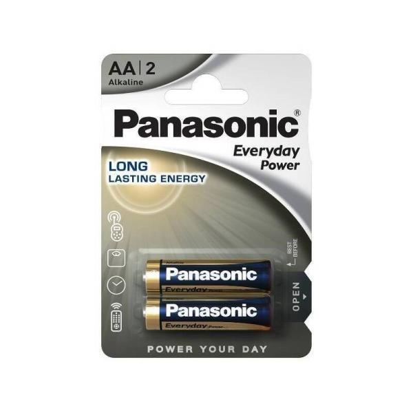 PANASONIC Alkalická baterie LR6EPS/ 2BP Everyday Power (Blistr 2 ks)