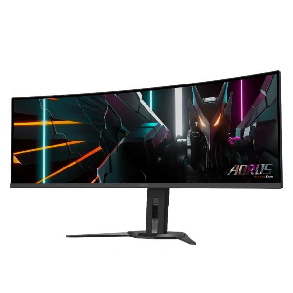 GIGABYTE LCD - 49" Gaming monitor AORUS CO49DQ,  OLED,  5120x1440 DQHD 32:9,  144Hz,  1.5M:1,  250cd/ m2,  0.03ms,  2xHDMI,  1xDP3
