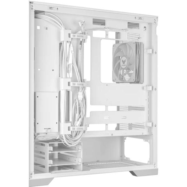 ASUS case TUF GAMING CASE (GT302) TG,  Mid Tower,  4x 140mm ARGB Fan,  bílá5