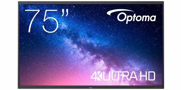 Optoma 5753RK IFPD 75" - interaktivní dotykový, 4K UHD, multidotyk 40prstu, Android 13,  8GB RAM / 64GB ROM
