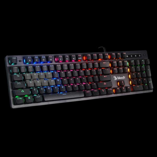 A4tech Bloody Klávesnice B500N,  herní klávesnice,  mechanická,  drátová,  Mecha-Like Switch,  CZ/ SK,  Černá1
