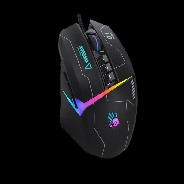 A4tech Bloody Myš W60 Max Activated, podsvícená herní myš, 12000 DPI, USB, Černá1