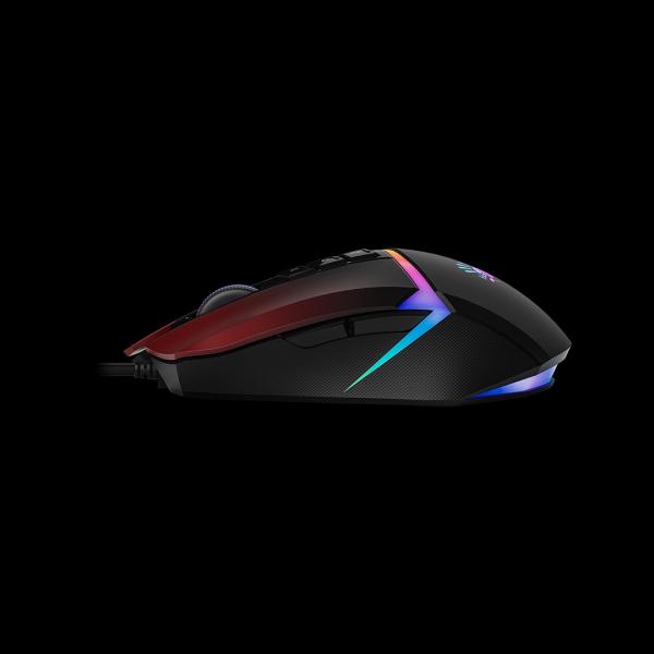 A4tech Bloody Myš W60 Max Activated,  podsvícená herní myš,  12000 DPI,  USB,  Černo-Červená2
