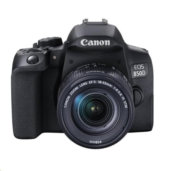 Canon EOS 850D zrcadlovka - tělo + EF-s 18-55 IS STM - BAZAR - poskozenej obal