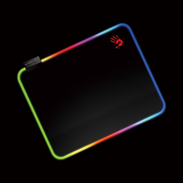 A4tech Bloody Podložka pod myš MP-45N,  vel. L (450×400mm),  RGB,  Černá0