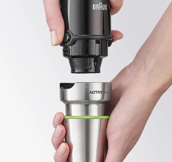 Braun MQ9195XLI tyčový mixér,  1200 W,  ActiveBlade,  plynulá regulace rychlostí,  SmartSpeed,  rozsáhlé příslušenství2