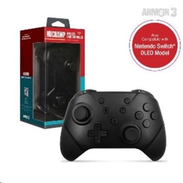 Armor3 NuChamp Wireless Controller for Nintendo Switch (Black)