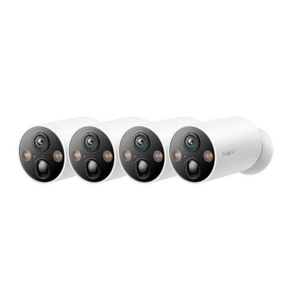 TP-Link Tapo C425 set 4x venkovní kamera C425 (4MP,  2K QHD,  1440p,  IR 15m,  WiFi,  micro SD card,  IP66)