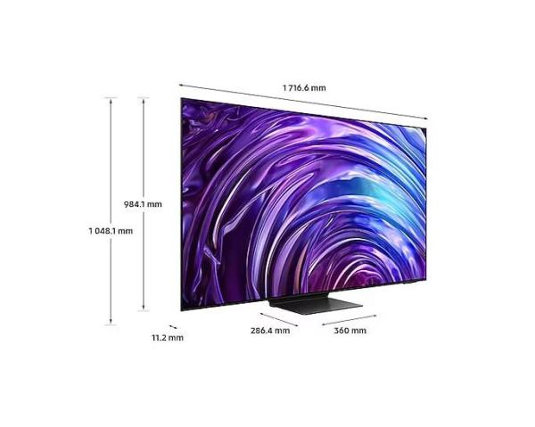 Samsung QQE77S95D 77" TV, 4K Ultra HD, OLED, Glare Free, HDR Pro, Dolby Atmos, Tizen OS, Ambient Mode+4