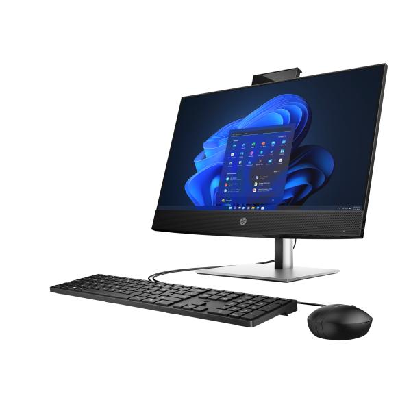 HP AIO ProOne 440G9 23.8NT i3-14100T,  1x8GB,  512GB M.2,  Intel HD DP+HDMI IN,  WiFi 6+BT,  usb kl. myš,  120W, FDOS, 3y onsite1