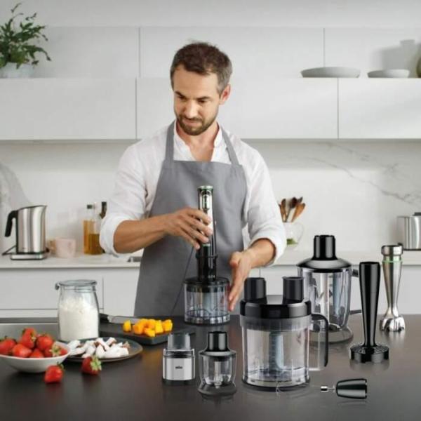 Braun MultiQuick 9 MQ9135XI tyčový mixér, 1200 W, ActiveBlade, plynulá regulace rychlostí, SmartSpeed14