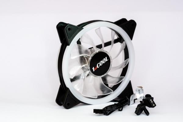 1stCOOL Fan KIT AURA EVO 1 ARGB, 3x Dual Ring fan + ARGB Nano controller1