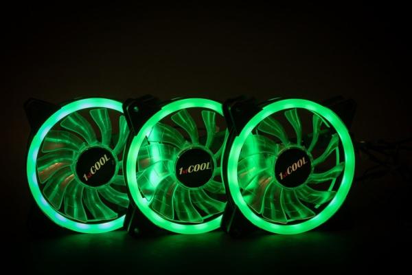 1stCOOL Fan KIT AURA EVO 1 ARGB, 3x Dual Ring fan + ARGB Nano controller5