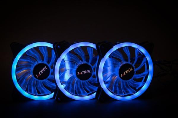 1stCOOL Fan KIT AURA EVO 1 ARGB, 3x Dual Ring fan + ARGB Nano controller6